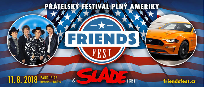 FRIENDS FEST – Přátelský festival plný Ameriky pro držitele permanentek na Dynamo s 20% slevou!